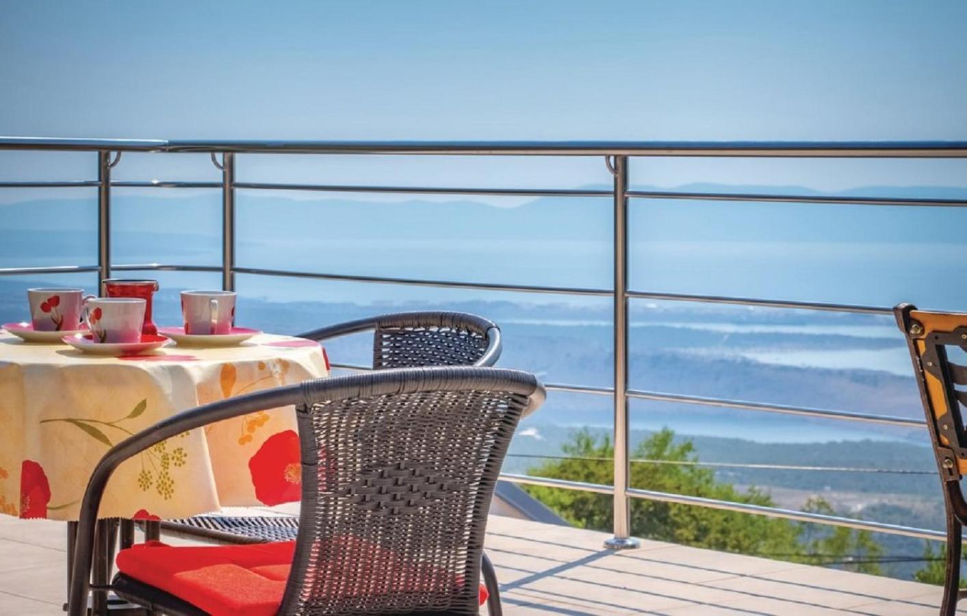 Apartment Jasna With Breathtaking Sea View, Terrace And Free Parking Hreljin Екстер'єр фото